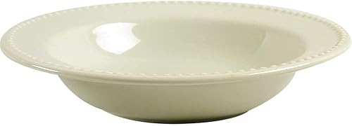 Pottery Barn Cuenco de sopa con borde de celadón Emma