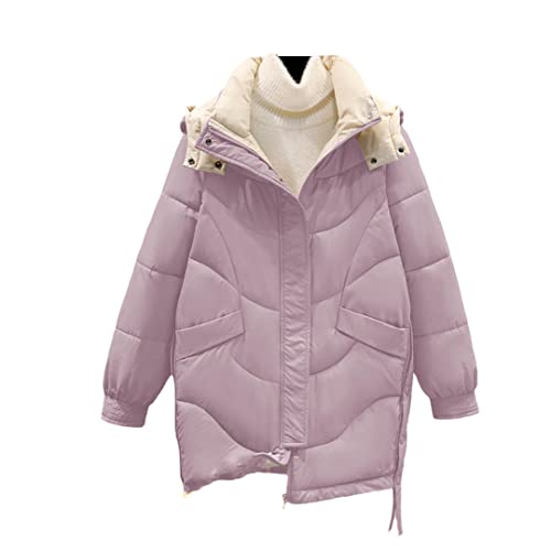 Manteau chaud pour femme d'hiver à capuche idéal pour le quotidien