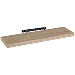 Estanteria 80 Cm LOLAhome Estante de Pared Flotante de Madera MDF Natural de 80x23 cm