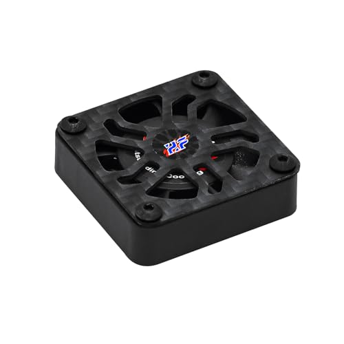 Image of 40mm RC Cooling Fan 28000RPM Brushless Motor Cooling Fan with Carbon Fiber Cover for RC Car 1 /8 1 /10 540 550 F540 3650 3660 Motor