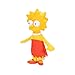 Imagen de Disney The Simpsons Lisa Plush cuenta con cuerpo de tela suave con cabeza esculpida con licencia oficial