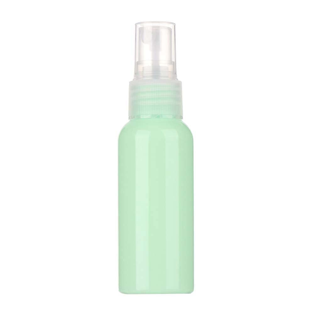 Mini Spray Bottles, 2oz/50ml Empty Fine Mist Plastic Mini Travel Bottle, Small Refillable Liquid Containers for Perfume, Beauty Products(green) BG124