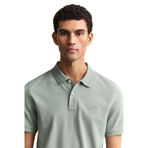 Vêtements GANT Reg Shield Ss Pique Polo pour Homme - vue 4
