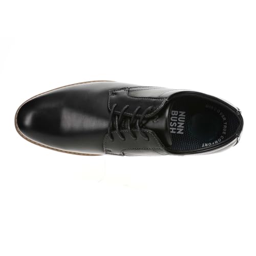 Image of Nunn Bush Men's Carmelo Plain Toe Oxford Classic Modern Formal Plain Toe Lace Up Dress Casual Shoes