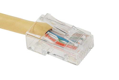 Cable de red Ethernet 10ft Cat 5E UTP amarillo miniatura 2