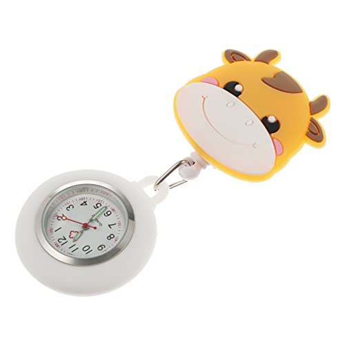 GAROZATION 1 Pc Reloj de Bolsillo de Enfermera acollador Colgante Fob Reloj Digital Patas Relojes de Bolsillo Relojes de Pared Reloj de Bolsillo escalable Reloj de Bolsillo con Gancho Metal