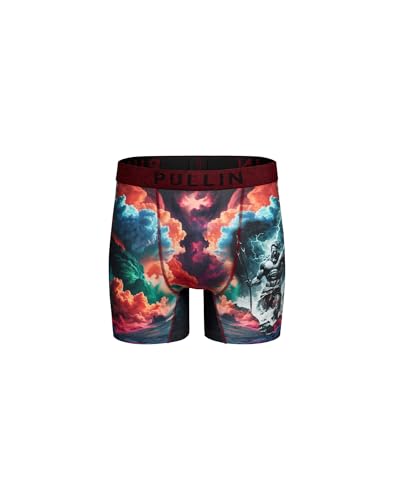 Boxer largo PULLIN de microfibra de poliéster elastano casual