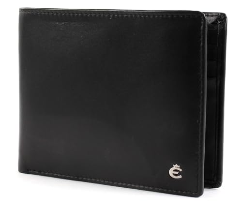 Esquire Harry Wallet Leather 12 cm Black