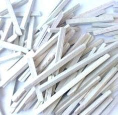 White Slate Pencils, Cut from Natural Stone (Pack of 50pcs)