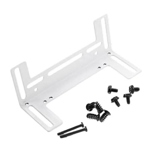 Soporte para radiador de refrigeración líquida para ventiladores de 120 mm, 90 mm y 80 mm, soporte de enfriamiento para CPU, blanco miniatura 7