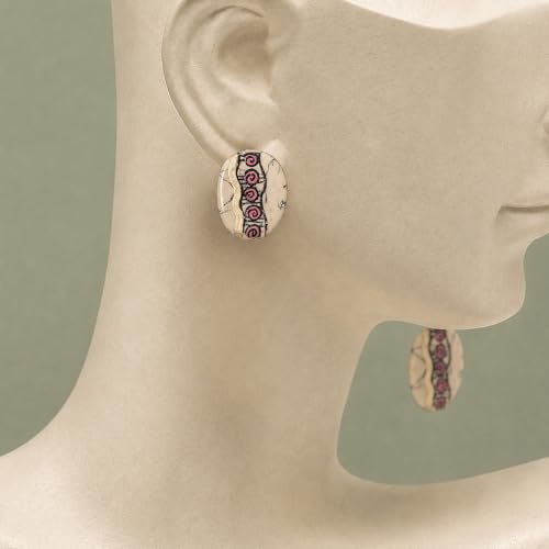 Image of Boho Chic Earrings Collection - Colorful Tassel, Chandeliers, Hoops & Huggies for Women