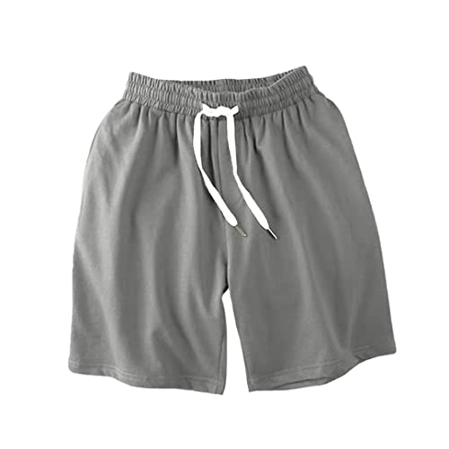 Short de sport homme gris blanc noir en polyester taille L décontracté