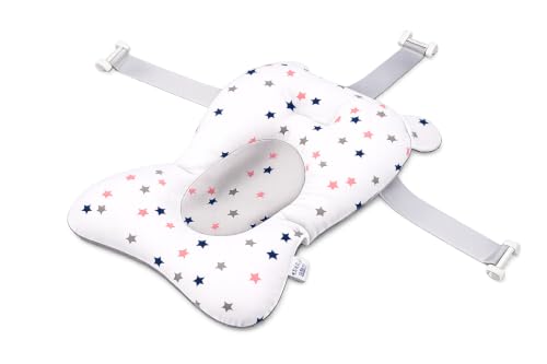 Image of Premium Baby Bath Pad Anti-Slip Infant Bath Cushion Newborn Bathtub Seat Infant Bath Support Cushion Mat Soft Floating Bathing Tub Seat Baby Bath Pillow Shower Bather(White) (White bath pillow)