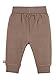 Sterntaler Baby Jungen Hose Baby GOTS Hose Emmi - Baby Hose, Kinder-Hose, Baby-Hose - mit Mitwachsbund und Stickerei - braun, 50