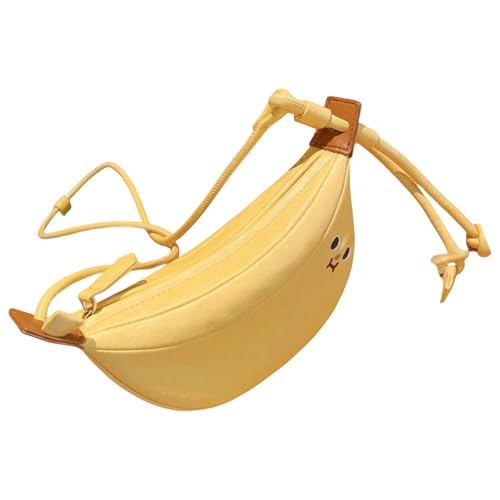 Sac tendance pour femme en forme de banane | Design créatif et bandoulière mode pour le quotidien