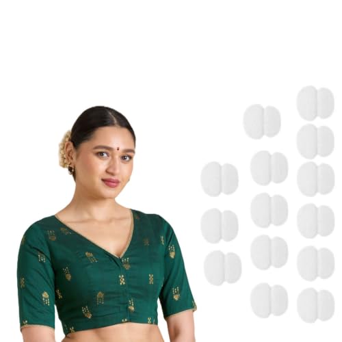 Image of Studio Shringaar Women's Handloom Cotton Silk Readymade Saree Blouse