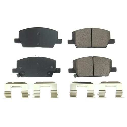 Image of PowerStop Front Brake Pads for Buick Encore 2018-22 | Chevrolet Trax 2018-22 - Z17 Ceramic Brake Pads with Installation Hardware, 17-2019