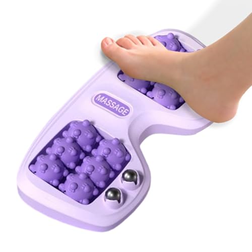 Rodillo masajeador de pies, masajeador plantar de reflexología, rodillo plantar portátil para mujeres y hombres, gimnasio en casa, viajes, yoga, entrenamiento, piernas, espalda, cadera,
