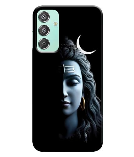 Image of Lord Shiva Half Face Printed Hard Back Case Cover Compatible for Samsung Galaxy F15 5G / M15 5G| Samsung M15 / F15 5G (Multicolor) - D1668