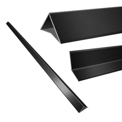 10PCS Black Aluminum Alloy Metal Corner Guards 0.6