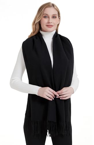 Landisun Womens-Scarf Cashmere-Shawl Wedding Bridal Bridesmaid Pashmina-Wraps for Evening Dresses Winter Warm Scarves