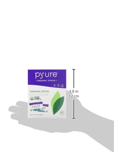 Vista 10 de Pyure Estevia orgánica edulcorante 40unidades Paquete de 6
