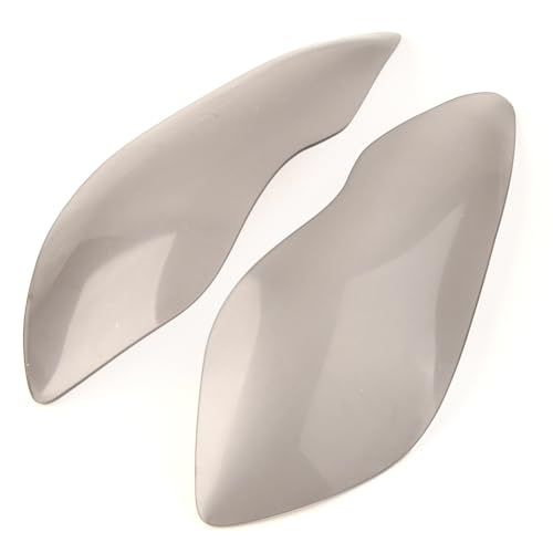 Cnfang4 Acrylic Plastic Headlight Lamp Shield Guard Screen Lens Protector Cover Smoke for Kawasaki ZX-636R ZX-6R 2009-18 Motorbike