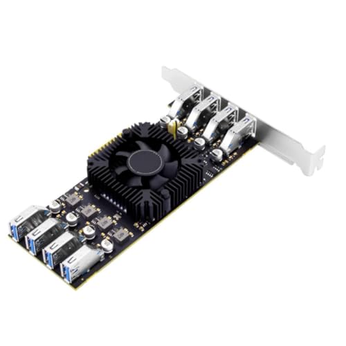 Tarjeta PCIe USB 3.2 de expansión PCI-e a 8 puertos USB3.0 para PC