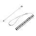 SGZYJ Porte-Stylo Pratique Portable à économie d'énergie USB Mini Lampe de Poche Rechargeable DIRIGÉ Torche avec Clip en Acier Inoxydable