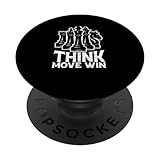 Photo Gallery think move win divertente giocatore di scacchi gioco da tavolo amante scacco matto popsockets popgrip intercambiabile Photo Gallery think move win divertente giocatore di scacchi gioco da tavolo amante scacco matto popsockets popgrip intercambiabile