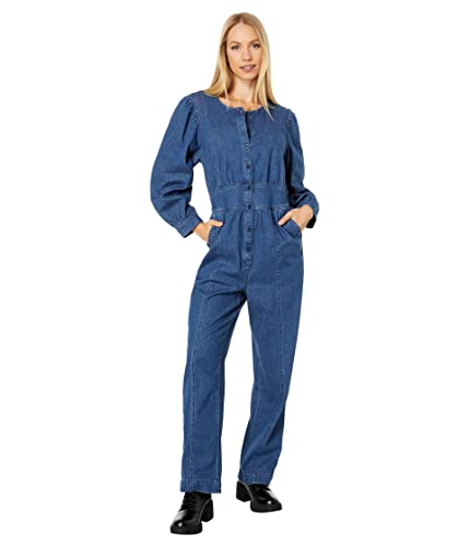 Madewell Denim Straight-Leg Jumpsuit Mcneil Wash 8