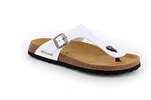 Grunland BOBO CB3014 Bianco Uomo Ciabatte