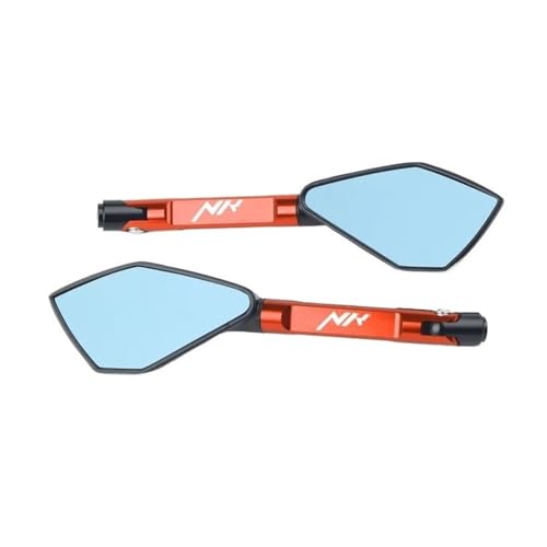 Espejo retrovisor universal para motocicleta NK 400NK 650NK giratorio con soporte CNC aluminio