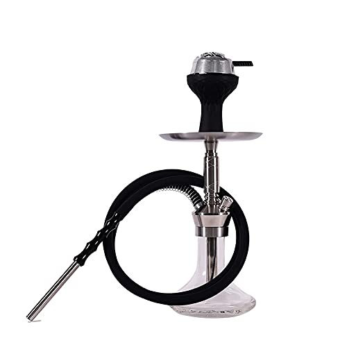Hookah SetStainless Steel Single Tube Small Hokahs Personal Travel Portable Travel Shisha with Silicone Tube Aluminum Cigarette Stem for Self Use & Home Party Shisha Set Hookah SetStainless Steel Single Tube Small Hokahs Personal Travel Portable Travel Shisha with Silicone Tube Aluminum Cigarette Stem for Self Use & Home Party Shisha Set