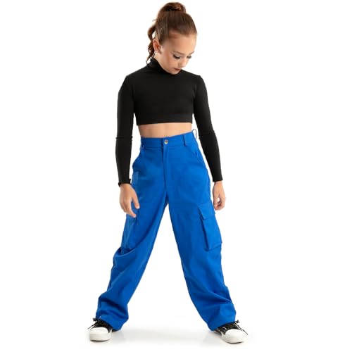Youth Cargo Parachute Wide Leg Cinched Pants2