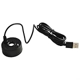 Sandyseptember Fabricante de niebla USB de 5 V para estanques, acuarios y rocallas con construcción impermeable y tecnología de sonido innovadora para efectos de niebla mejorados (negro)
