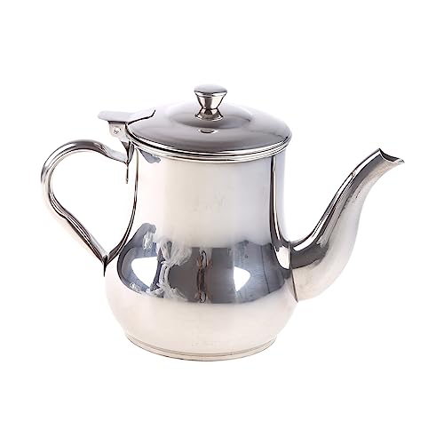 Stainless Steel Gooseneck Teapots Coffee Pots With Filter Coffee Server Oil Can Table Serving Pot For Home Kitchen