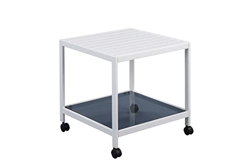 M2 Kollektion Couchtisch TAGO in weiß, B/H/T = 50x50x50cm – Bild 4