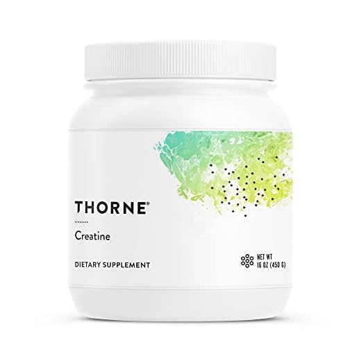 Thorne Creatine - Creatine Monohydrate, Amino Acid Powder - Support Muscles, Cellular Energy and Cognitive Function - Gluten-Free, Keto - NSF Certified for Sport - 16 Oz - 90 Servings