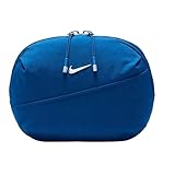 Nike Bolsa transversal unissex Aura 2L (azul corte/prata), Azul quadrado/prata, Transversal