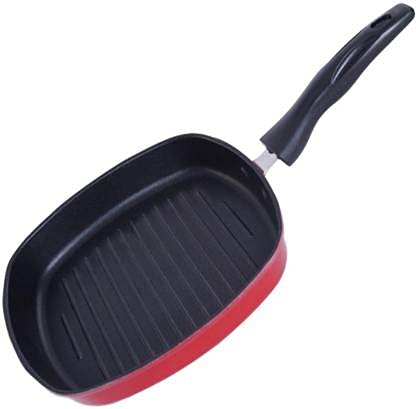 Homware Non Stick Aluminium Grill Pan 22 cm Red