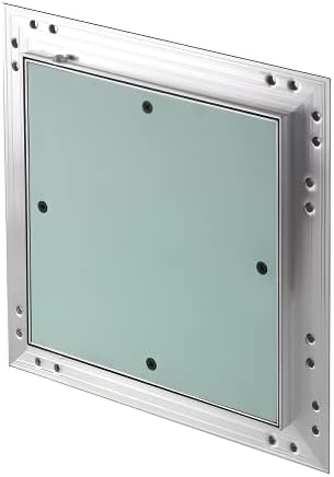 AirTech-UK Plasterboard Access Panel with Aluminium Frame Inspection Hatch for Wall/Ceiling (250x350)