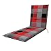 Produktbild Doppler / Rollliege Spot/Gartenliege Auflage/Rollliege/ca. 195 x 60 x 5 cm/Schwarz Rot kariert