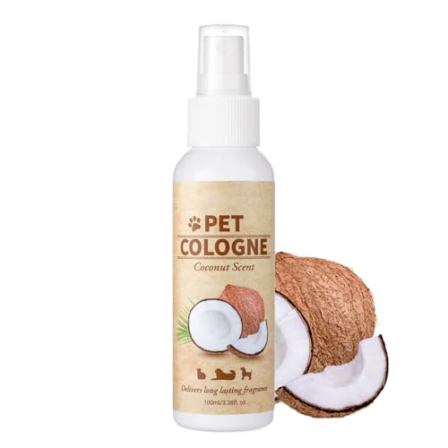 Perfume para cachorros | Colonia para mascotas en spray para perros 100 ml | Siminador de olor natural para gatos gatos portátil fragancia de cachorro - Perfume