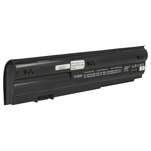 vhbw Batería Compatible con HP Mini 210 3000, 210 3003ew, 200 4300 Notebook (4400 mAh, 11,1 V, Li Ion)