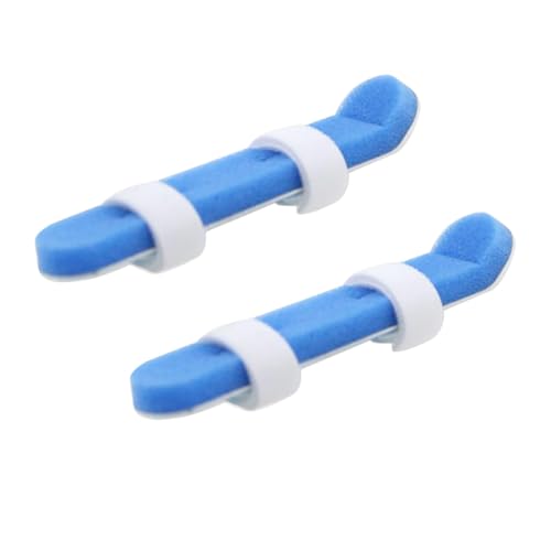 Healeved 2pcs Support Brace Thumb Splint Brace Straightening Brace Splints for Injury Protector Aluminum Splint Splints for Fingers Brace Blue
