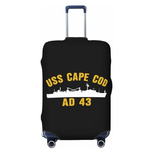 USS Cape Cod Ad 43 Suitcase Cover Protector Fit 18-32 Inch Luggage Small2