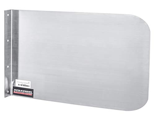 Authentic Crazy Deals DuraSteel Stainless Steel Side Splash Guard - 26" x 12" Wall Mount - For Commercial Usage - Hand Sinks and Compartment Prep Sinks - Sink Basin Safe Guard/Splatter Guard/Cross Contamination Sink Guard
