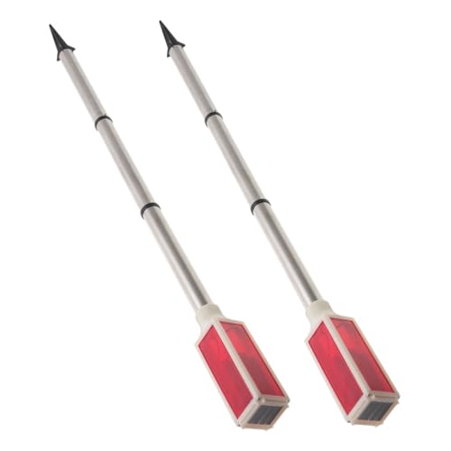 Alipis 2stücke Solar-ampel Mit Blinklichtern Straßenfackeln Für Einfahrten Solarbetriebene Reflektorleuchten Für Außenhöfe Gehwege Und...