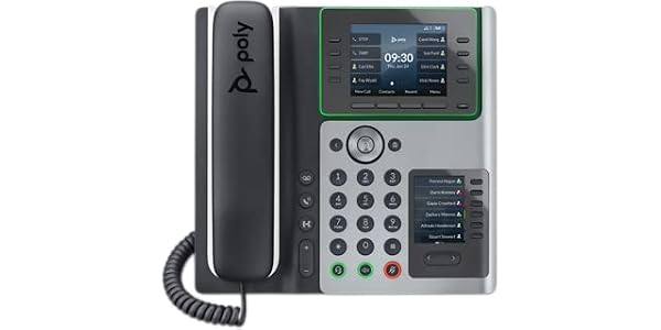 Plantronics Edge E450 IP Desk Phones (Plantronics + Polycom) 8-line Keys Supporting up to 32 Lines - Integrated Bluetooth for Mobile Phone and Headset Pairing by Plantronics - Image 7